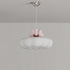 Contemporary Creative Clouds Love Iron Resin Glass LED Pendant Light For Bedroom