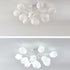 Modern Art Deco Tulip Flower Design 3/7/11/13 Light Semi-Flush Mount Ceiling Light For Living Room