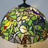 Traditional Tiffany Vintage Baroque Round Stained Glass 2-Light Table Lamp For Bedroom