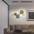 Modern Minimalist Round Eclipse Iron LED Wall Sconce Lamp For Living Room