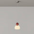 Contemporary Simplicity Pumpkin PE Shade Iron Ball LED Pendant Light For Bedroom