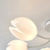 Modern Art Deco Tulip Flower Design 3/7/11/13 Light Semi-Flush Mount Ceiling Light For Living Room