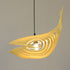 Traditional Chinese Whale Wood 1-Light Pendant Light For Dining Room