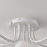 Modern Art Deco Tulip Flower Design 3/7/11/13 Light Semi-Flush Mount Ceiling Light For Living Room