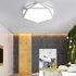 Modern Simplicity Openwork Diamond Acrylic Shade LED Flush Mount Ceiling Light For Living Room