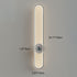 Modern Minimalist Long Oval Hardware Aluminum LED Wall Sconce Lamp For Living Room