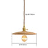 Contemporary Retro Wood Round Dish Irregular Grain 1-Light Pendant Light For Dining Room