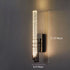 Contemporary Luxury Cylinder Iron Crystal LED Wall Sconce Lamp For Living Room