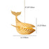 Traditional Chinese Whale Wood 1-Light Pendant Light For Dining Room