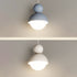 Modern Minimalist Cream Round Bowl Cone Iron 1-Light Pendant Light For Living Room