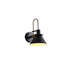 Contemporary Scandinavian Macaron Horn Iron 1-Light Wall Sconce Lamp For Hallway