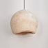 Traditional Japanese Irregular Imitation Stone 1-Light Pendant Light For Living Room