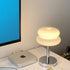 Contemporary Creative Round Mushroom USB Glass Iron LED Table Lamp For Living Room