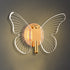 Contemporary Creative Butterfly Acrylic Iron LED Wall Sconce Lamp For Bedroom