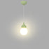 Contemporary Nordic Iron PE Gourd Shade 1-Light Pendant Light For Living Room