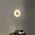 Contemporary Creative Round Scallop Hardware LED Wall Sconce Lamp For Living Room