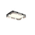 Contemporary Simplicity Ultra-thin Acrylic Rectangular Shade LED Flush Mount Ceiling Light For Bedroom