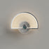 Contemporary Creative Geometric Semi-circle Acrylic Hardware LED Wall Sconce Lamp For Bedroom