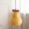 Contemporary Creative Gourd Bow Hardware Glass 1-Light Pendant Light For Living Room