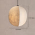 Traditional Japanese Zen Anti-silk Lantern Shape 1-Light Pendant Light For Living Room