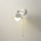 Modern Art Deco Flower Round 1-Light Wall Sconce Lamp For Bedroom