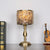 Modern Transitional Crystal Stone Shade Full Copper Base 1-Light Table Lamp For Study