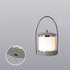 Contemporary Simplicity Portable Imitation Leather Acrylic Cylinder LED Night Light Camping Light For Outdoor Patio