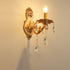 Traditional French Gold Zinc Carved Sconce 1/2 Light Wall Sconce Lamp For Dining Room