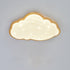 Contemporary Creative Cream Clouds Acrylic Starry Hanging LED Flush Mount Ceiling Light For Bedroom