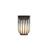 Modern Minimalist Round Cage Shelf Outdoor Waterproof 1-Light Landscape Light For Garden