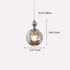 Modern Minimalist Multi Orb Hardware Glass 1-Light Pendant Light For Living Room