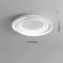 Modern Minimalist Round Circle Iron LED Flush Mount Ceiling Light For Bedroom
