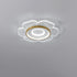 Modern Minimalist Floral Aluminum Acrylic LED Flush Mount Ceiling Light For Living Room
