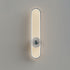 Modern Minimalist Long Oval Hardware Aluminum LED Wall Sconce Lamp For Living Room