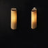 Contemporary Nordic Cylinder Tassel Hardware Plating 1-Light Wall Sconce Lamp For Bedroom