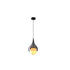 Contemporary Nordic Water Drop Inlaid Glass Globe Shade 1-Light Pendant Light For Living Room