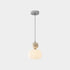 Modern Minimalist Round Pumpkin Iron Acrylic 1-Light Pendant Light For Bedroom