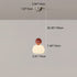 Contemporary Simplicity Pumpkin PE Shade Iron Ball LED Pendant Light For Bedroom