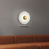 Contemporary Creative Round Scallop Hardware LED Wall Sconce Lamp For Living Room