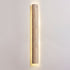 Modern Minimalist Waterproof Long Yellow Travertine LED Wall Sconce Lamp For Outdoor Patio