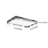 Contemporary Simplicity Ultra-thin Acrylic Rectangular Shade LED Flush Mount Ceiling Light For Bedroom