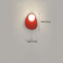 Contemporary Creative Irregular Oval Iron Plastic 1-Light Wall Sconce Lamp For Bedroom