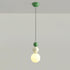 Contemporary Creative Orb Hardware Glass 1-Light Pendant Light For Bedroom