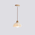 Traditional Japanese Glass Acrylic Flower Shade 1-Light Pendant Light For Living Room