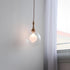 Traditional Japanese Orb Wood Glass 1-Light Pendant Light For Living Room