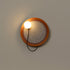 Contemporary Nordic Disc Orb Iron Glass 1-Light Wall Sconce Lamp For Living Room