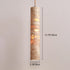 Modern Minimalist Cylindrical Natural Yellow Travertine 1-Light Pendant Light For Bedroom