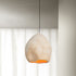 Traditional Japanese Irregular Imitation Stone 1-Light Pendant Light For Living Room