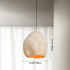 Traditional Japanese Irregular Imitation Stone 1-Light Pendant Light For Living Room