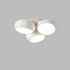 Modern Minimalist Combination Round Iron Plastic LED Flush Mount Ceiling Light For Living Room